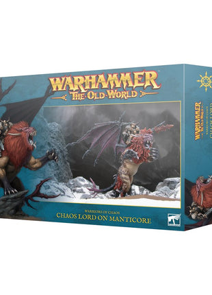 Warhammer: The Old World Lord On Manticore - Warriors of Chaos – fantasy miniaturen set Warhammer: The Old World Lord On Manticore - Warriors of Chaos – fantasy miniaturen set