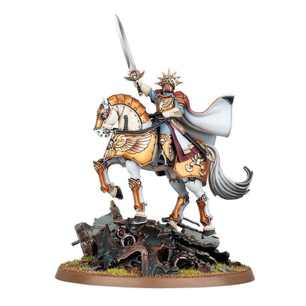 Dit is een afbeelding van het miniatuur Lord Solar Leontus - Astra Militarum voor het spel Warhammer, te koop bij Tabletop Miniature Wargames spellenwinkel Speldorado in delft