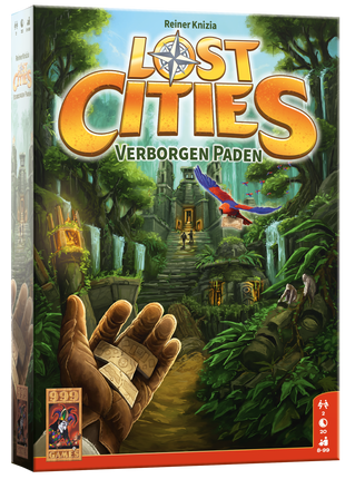 Lost Cities: Verborgen Paden – gezellig kaartspel – 2 spelers
