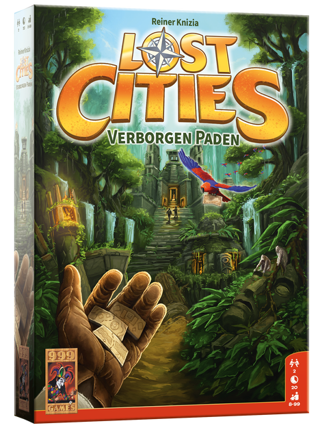 Lost Cities: Verborgen Paden – gezellig kaartspel – 2 spelers