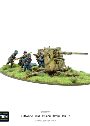 Dit is een foto van het spel Luftwaffe Field Division 8.8cm Flak 37 te koop bij Speldorado Spellenwinkel Delft