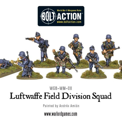 Dit is een foto van het spel Luftwaffe Field Division Squad te koop bij Speldorado Spellenwinkel Delft
