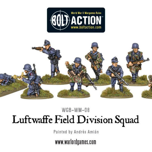 Dit is een foto van het spel Luftwaffe Field Division Squad te koop bij Speldorado Spellenwinkel Delft