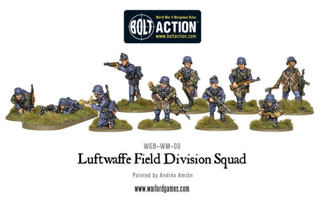 Dit is een foto van het spel Luftwaffe Field Division Squad te koop bij Speldorado Spellenwinkel Delft