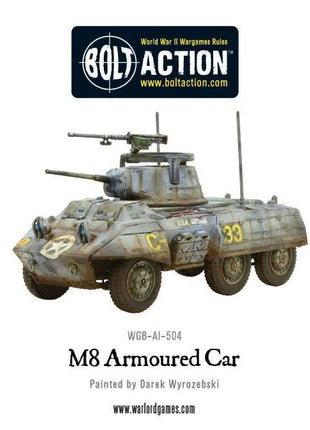 Dit is een foto van het spel M8/M20 Greyhound Scout Car te koop bij Speldorado Spellenwinkel Delft