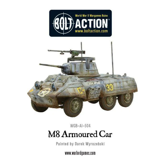 Dit is een foto van het spel M8/M20 Greyhound Scout Car te koop bij Speldorado Spellenwinkel Delft