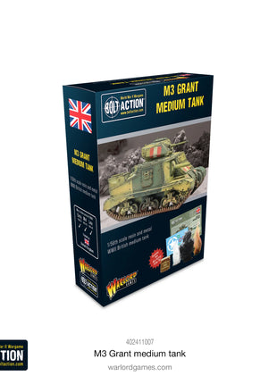 M3 Grant (Western Desert) voor Bolt Action - engelsen vehicle schaal 1:58 miniatuur