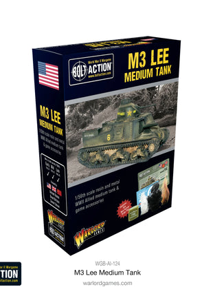 Dit is een foto van het spel M3 Lee Tank te koop bij Speldorado Spellenwinkel Delft