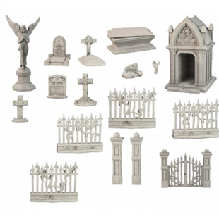Terrain Crate - Graveyard - EN - terrein – verf en gereedschap voor miniaturen