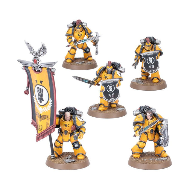 Dit is een foto van het spel Mkiii Command Squad - Adeptus Astartes te koop bij Speldorado Spellenwinkel Delft