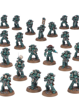 Dit is een afbeelding van het miniatuur MKIII Tactical Squad - Horus Heresy voor het spel Warhammer, te koop bij Tabletop Miniature Wargames spellenwinkel Speldorado in delft