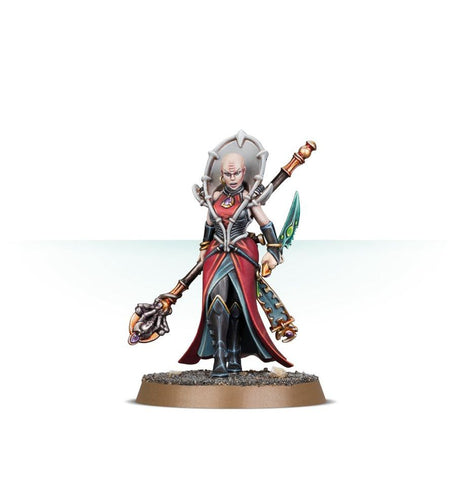 Dit is een afbeelding van het miniatuur Magus - Genestealer Cults voor het spel Warhammer, te koop bij Tabletop Miniature Wargames spellenwinkel Speldorado in delft
