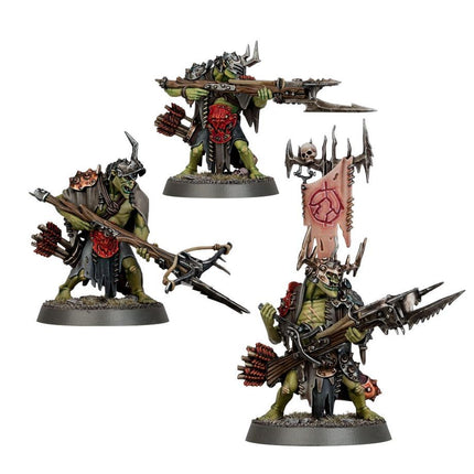 Dit is een afbeelding van het miniatuur Man-Skewer Boltboyz - Orruk Warclans voor het spel Warhammer, te koop bij Tabletop Miniature Wargames spellenwinkel Speldorado in delft