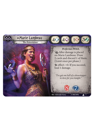 Marie Lambeau Investigator Deck
