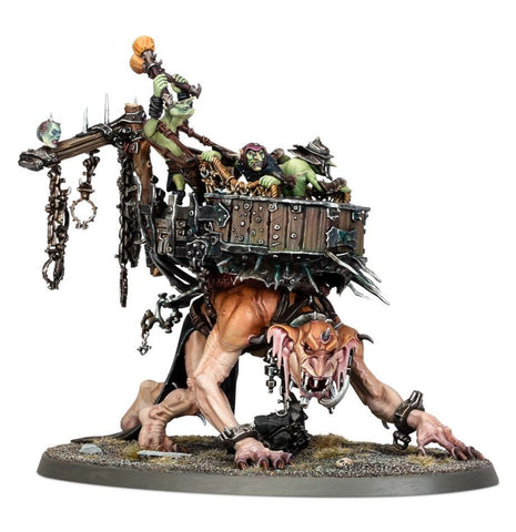 Dit is een afbeelding van het miniatuur Marshcrawla Sloggoth - Orruk Warclans voor het spel Warhammer, te koop bij Tabletop Miniature Wargames spellenwinkel Speldorado in delft