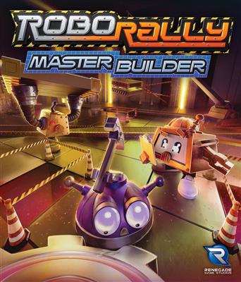 Dit is een foto van het spel Master Builder Expansion - Robo Rally te koop bij Speldorado Spellenwinkel Delft