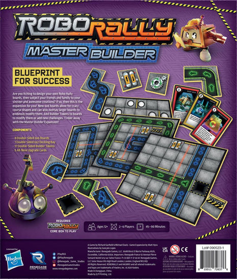 Master Builder Expansion - Robo Rally – strategisch bordspel – 2 tot 6 spelers
