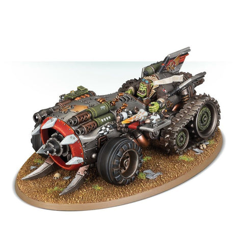 Dit is een afbeelding van het miniatuur Megatrakk Scrapjet - Orks voor het spel Warhammer, te koop bij Tabletop Miniature Wargames spellenwinkel Speldorado in delft