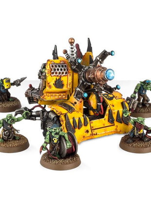 Dit is een afbeelding van het miniatuur Mek Gun - Orks voor het spel Warhammer, te koop bij Tabletop Miniature Wargames spellenwinkel Speldorado in delft