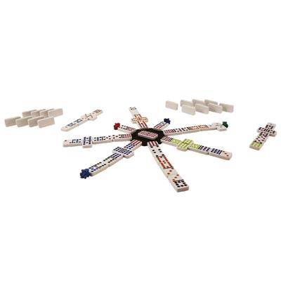 Dit is een foto van het spel Mexican Train Dominoes te koop bij Speldorado Spellenwinkel Delft