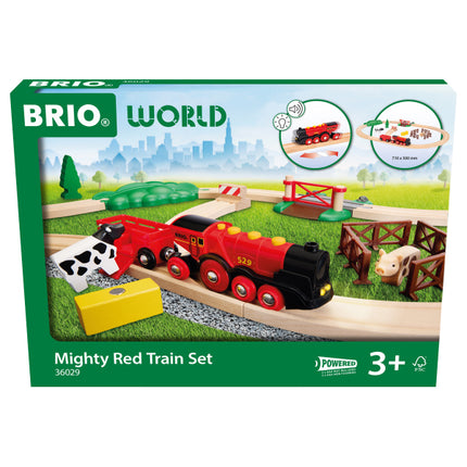 Mighty red Train Set