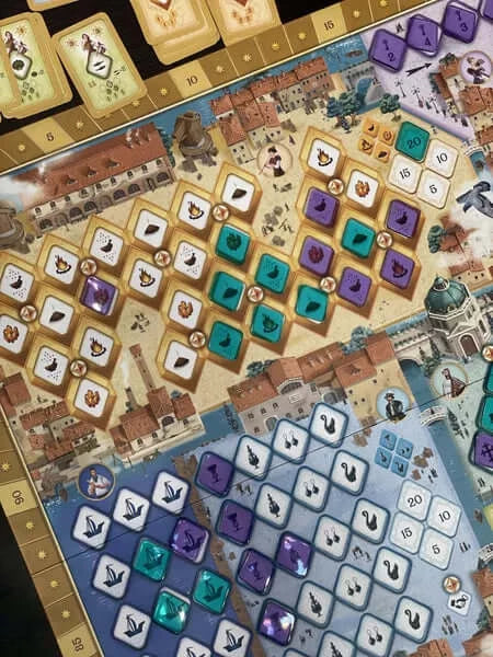 Dit is een foto van het spel Mille Fiori te koop bij Speldorado Spellenwinkel Delft