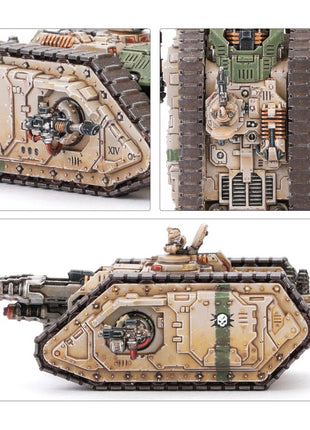 Dit is een afbeelding van het miniatuur Cerberus heavy tank destroyer sqaudron - legions imperialis voor het spel Warhammer, te koop bij Tabletop Miniature Wargames spellenwinkel Speldorado in delft
