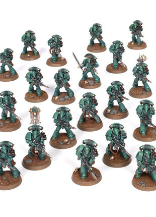Dit is een afbeelding van het miniatuur Mkvi Tactical Squad - Adeptus Astartes voor het spel Warhammer, te koop bij Tabletop Miniature Wargames spellenwinkel Speldorado in delft
