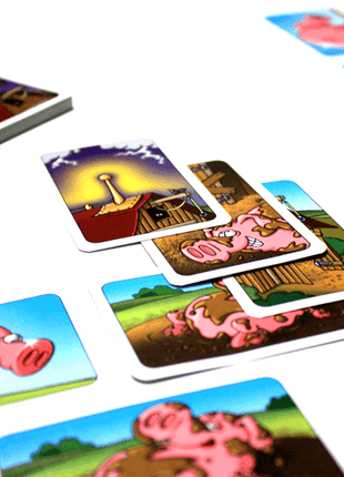 Dit is een foto van het spel Moddervarkens te koop bij Speldorado Spellenwinkel Delft