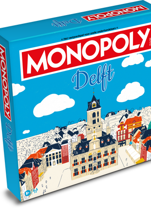 Monopoly Delft – gezellig bordspel – 2 tot 4 Spelers