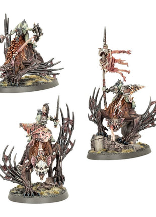 Dit is een afbeelding van het miniatuur Morbheg Knights - Flesh Eater Courts voor het spel Warhammer, te koop bij Tabletop Miniature Wargames spellenwinkel Speldorado in delft