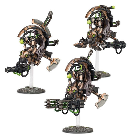 Dit is een afbeelding van het miniatuur Tomb Blades - Necrons voor het spel Warhammer, te koop bij Tabletop Miniature Wargames spellenwinkel Speldorado in delft