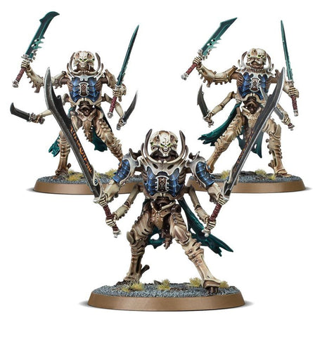 Dit is een afbeelding van het miniatuur Necropolis Stalkers - Nighthaunt voor het spel Warhammer, te koop bij Tabletop Miniature Wargames spellenwinkel Speldorado in delft