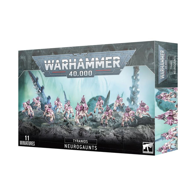 Dit is een afbeelding van het miniatuur Neurogaunts - Tyranids voor het spel Warhammer, te koop bij Tabletop Miniature Wargames spellenwinkel Speldorado in delft
