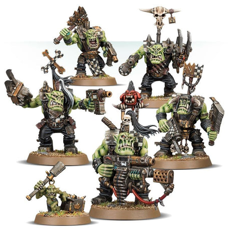 Dit is een afbeelding van het miniatuur Nobz - Orks voor het spel Warhammer, te koop bij Tabletop Miniature Wargames spellenwinkel Speldorado in delft