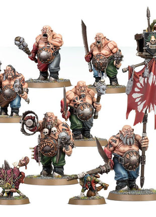 Dit is een afbeelding van het miniatuur Ogor Gluttons - Ogur Mawtribes voor het spel Warhammer, te koop bij Tabletop Miniature Wargames spellenwinkel Speldorado in delft