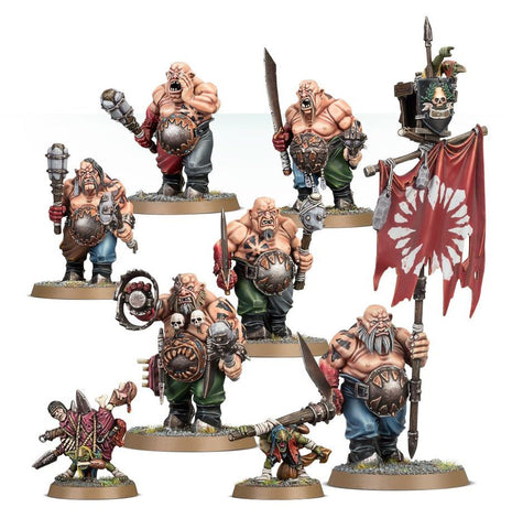 Dit is een afbeelding van het miniatuur Ogor Gluttons - Ogur Mawtribes voor het spel Warhammer, te koop bij Tabletop Miniature Wargames spellenwinkel Speldorado in delft