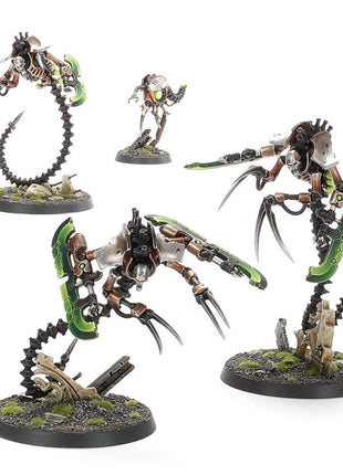 Dit is een afbeelding van het miniatuur Ophydian Destroyers - Necrons voor het spel Warhammer, te koop bij Tabletop Miniature Wargames spellenwinkel Speldorado in delft