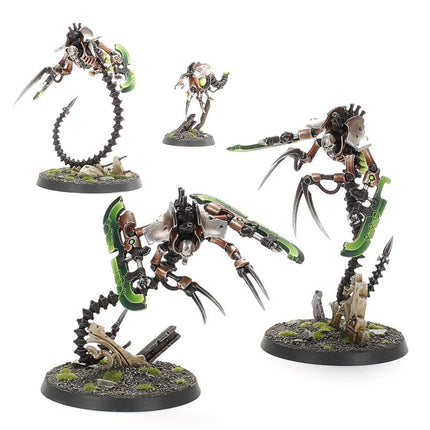 Dit is een afbeelding van het miniatuur Ophydian Destroyers - Necrons voor het spel Warhammer, te koop bij Tabletop Miniature Wargames spellenwinkel Speldorado in delft