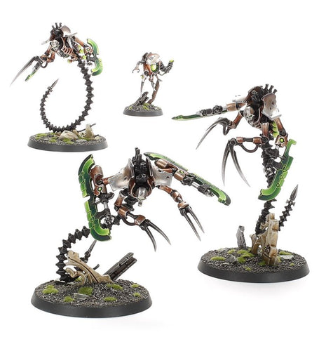 Dit is een afbeelding van het miniatuur Ophydian Destroyers - Necrons voor het spel Warhammer, te koop bij Tabletop Miniature Wargames spellenwinkel Speldorado in delft