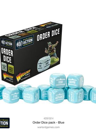 Orders Dice Pack - Blue voor Bolt Action - Generic g schaal 1:58 miniatuur