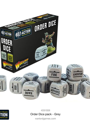 Orders Dice Pack - Grey voor Bolt Action - Generic g schaal 1:58 miniatuur