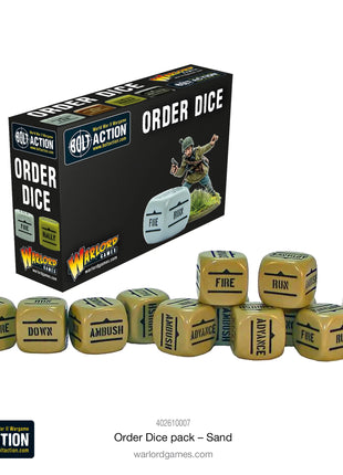 Orders Dice Pack - Sand voor Bolt Action - Generic g schaal 1:58 miniatuur