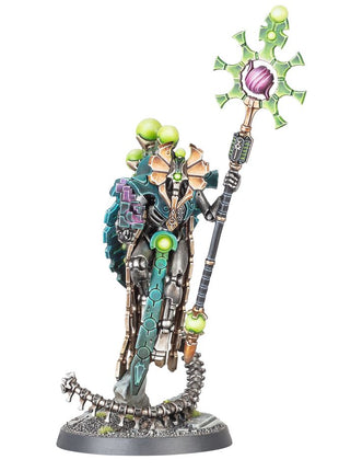 Dit is een afbeelding van het miniatuur Orikan The Diviner - Necrons voor het spel Warhammer, te koop bij Tabletop Miniature Wargames spellenwinkel Speldorado in delft
