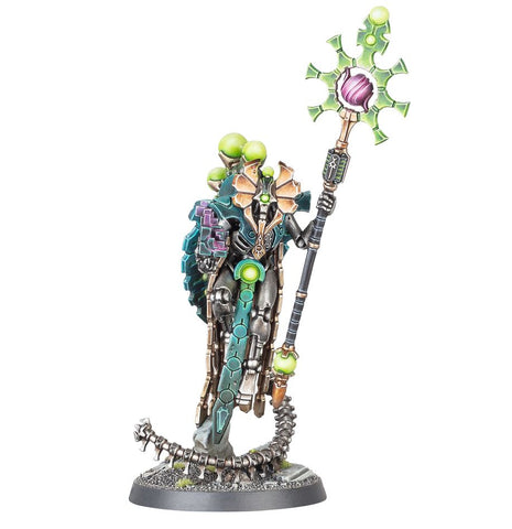 Dit is een afbeelding van het miniatuur Orikan The Diviner - Necrons voor het spel Warhammer, te koop bij Tabletop Miniature Wargames spellenwinkel Speldorado in delft