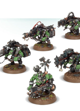 Dit is een afbeelding van het miniatuur Lootas - Orks voor het spel Warhammer, te koop bij Tabletop Miniature Wargames spellenwinkel Speldorado in delft