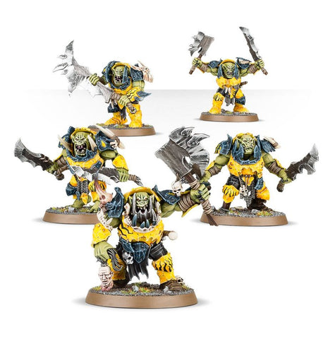Dit is een afbeelding van het miniatuur Brutes - Orruk Warclans voor het spel Warhammer, te koop bij Tabletop Miniature Wargames spellenwinkel Speldorado in delft