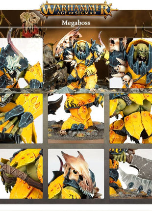Dit is een afbeelding van het miniatuur Megaboss - Orruk Warclans voor het spel Warhammer, te koop bij Tabletop Miniature Wargames spellenwinkel Speldorado in delft