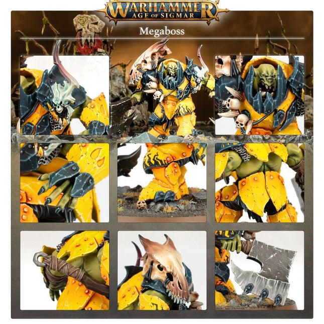 Dit is een foto van het spel Megaboss - Orruk Warclans te koop bij Speldorado Spellenwinkel Delft