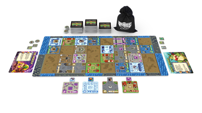 Dit is een foto van het spel Overboss Duel te koop bij Speldorado Spellenwinkel Delft